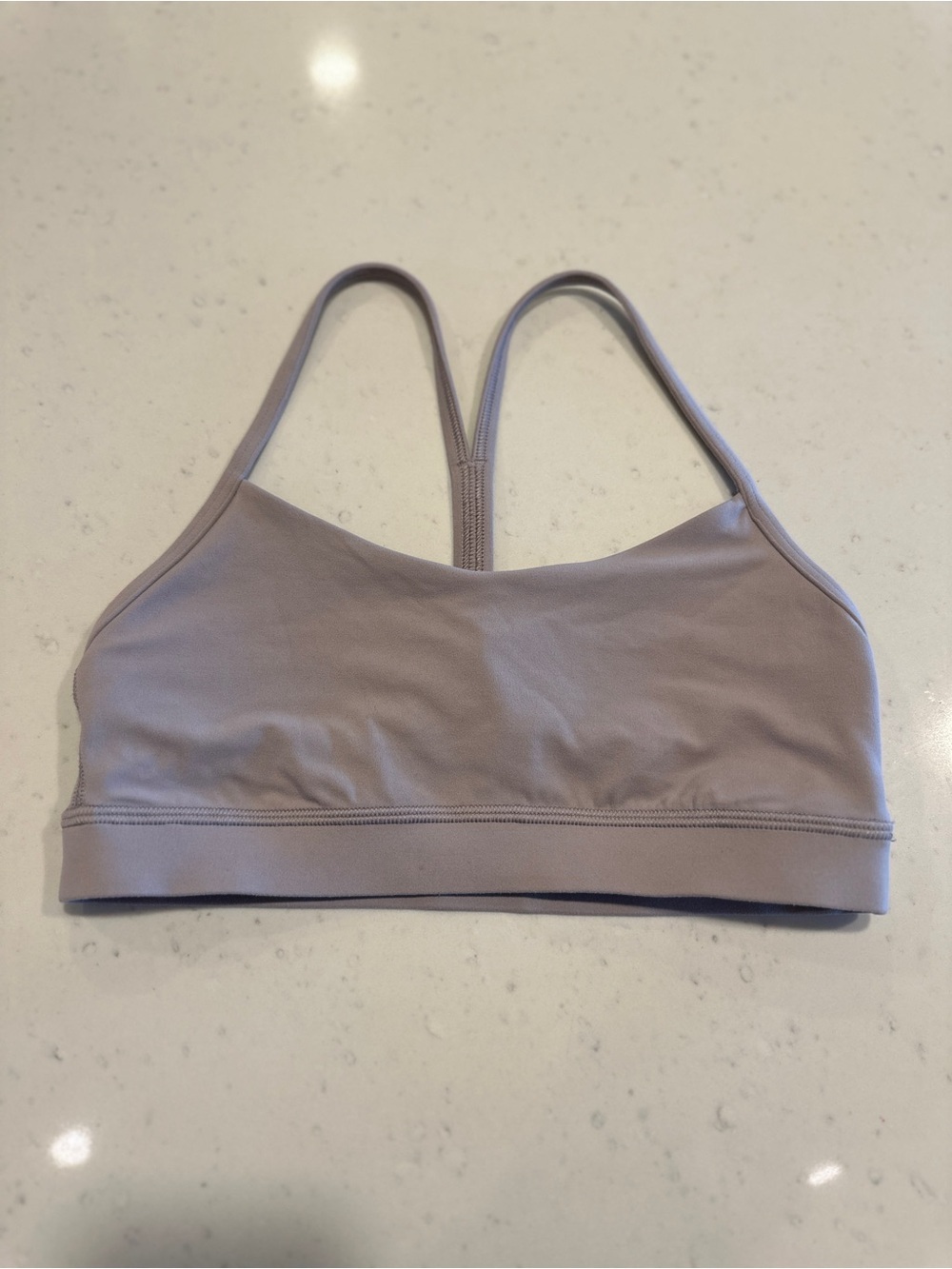 NWOT Lululemon Align Sports Bra Size 6 Gray Purple Workout Activewear Yoga Run